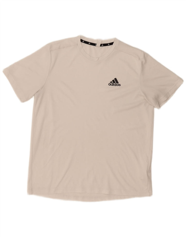 Męska koszulka Adidas Aeroready Top Medium White Polyester