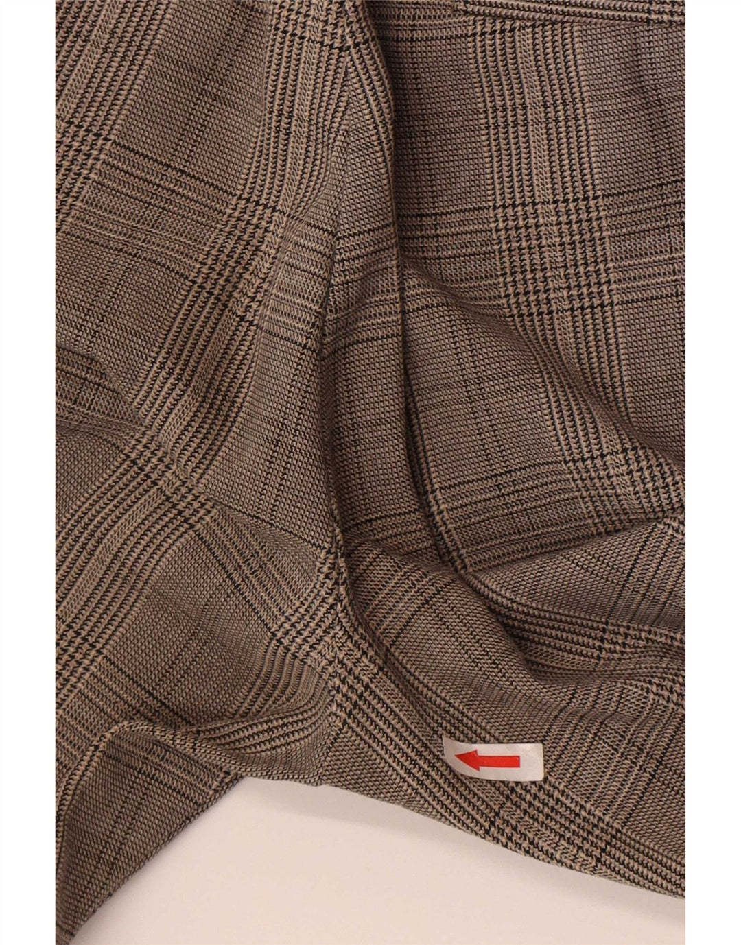 Spodnie damskie Zara Slim Chino, małe W26 L25, szara krata