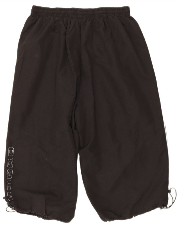 Męskie spodenki sportowe Umbro Graphic Bermudy, duże, czarne, poliestrowe