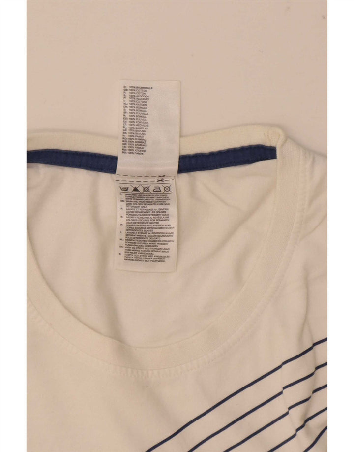 Adidas Męska koszulka graficzna Top XL w kolorze białym