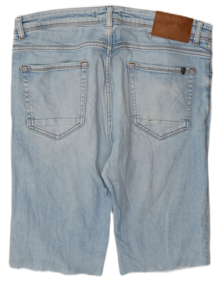 Męskie spodenki jeansowe Zara EU 46 XL W36 Niebieskie