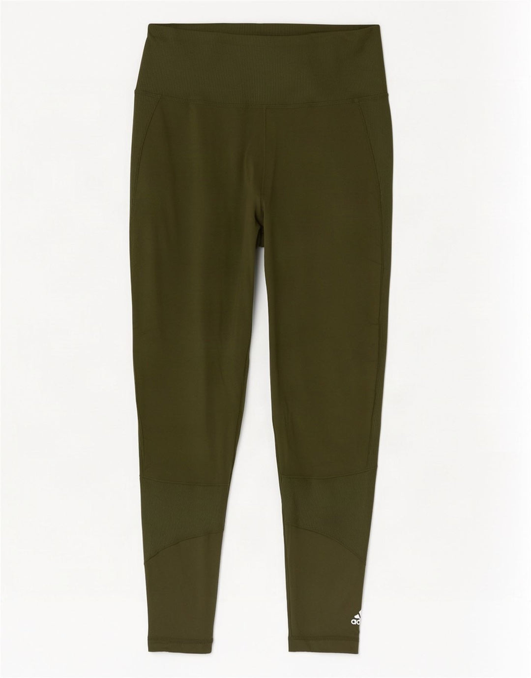Damskie legginsy Adidas Crop UK 16/18, duże khaki