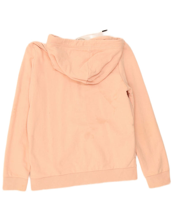 Damski sweter z kapturem i zamkiem Superdry UK 10, mały, różowy, bawełniany