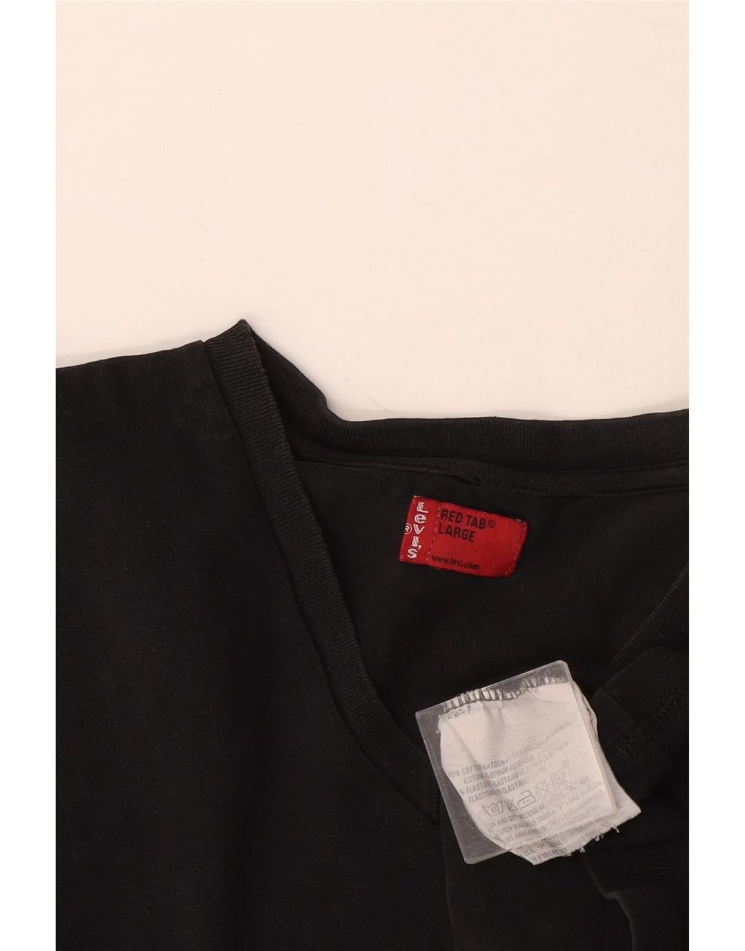 Męski T-shirt Levi's Top, duży, granatowy, bawełniany