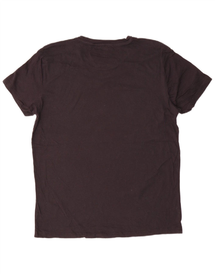 Męski T-shirt GANT, duży, czarny, bawełniany