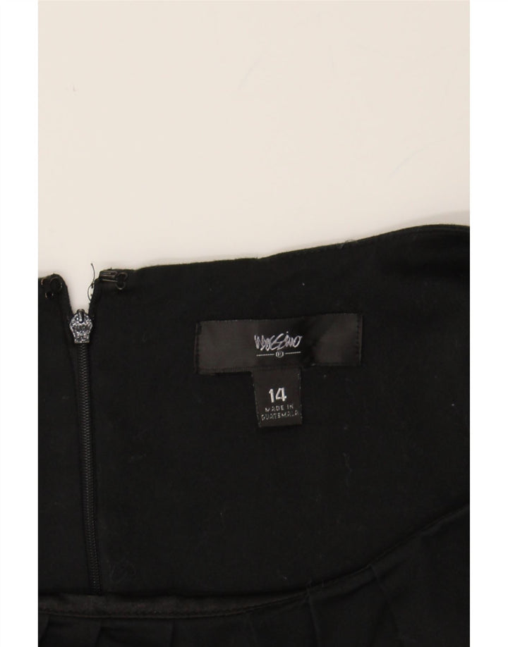 MOSSIMO Womens Sleeveless Sheath Dress US 14 XL Black Cotton Vintage Mossimo and Second-Hand Mossimo from Messina Hembry 