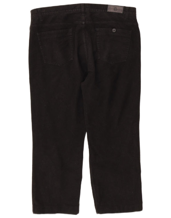 Niebieskie spodnie męskie Marks & Spencer Crop W40 L26 w kolorze czarnym