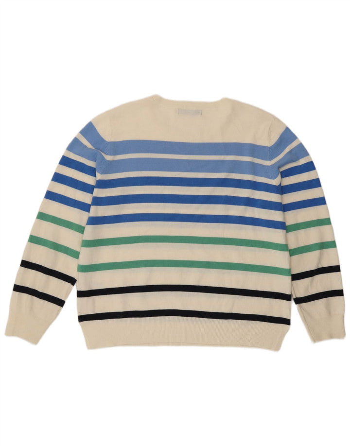 Marks & Spencer Damski sweter z okrągłym dekoltem, UK 16, duży, wielokolorowy