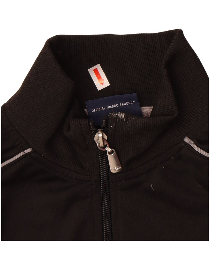 Chłopięca kurtka dresowa UMBRO 12-13 lat XL, czarna, poliester