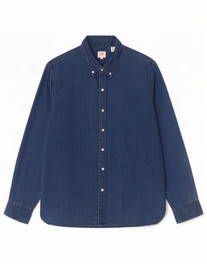 Męska koszula dżinsowa Levi's 2XL, niebieska, bawełniana