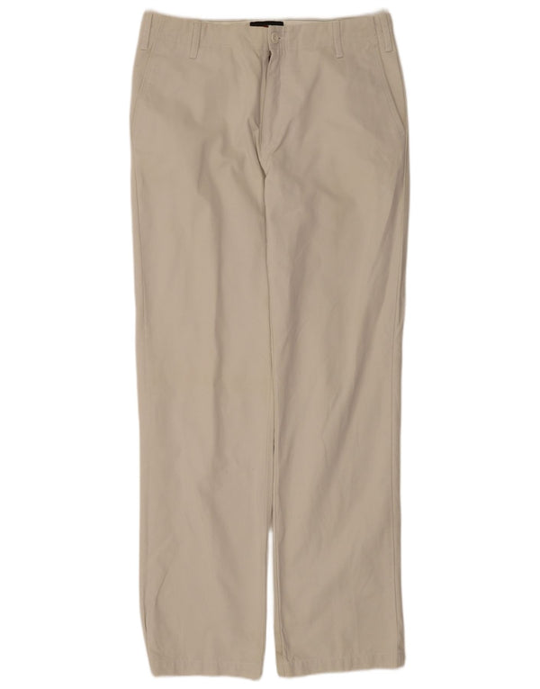 Męskie proste spodnie chino Zara EU 42 Large W32 L34 Beżowa bawełna