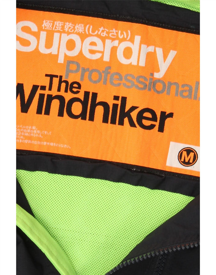 SUPERDRY Męska kurtka wiatrówka The Windhiker UK 38, średni granat