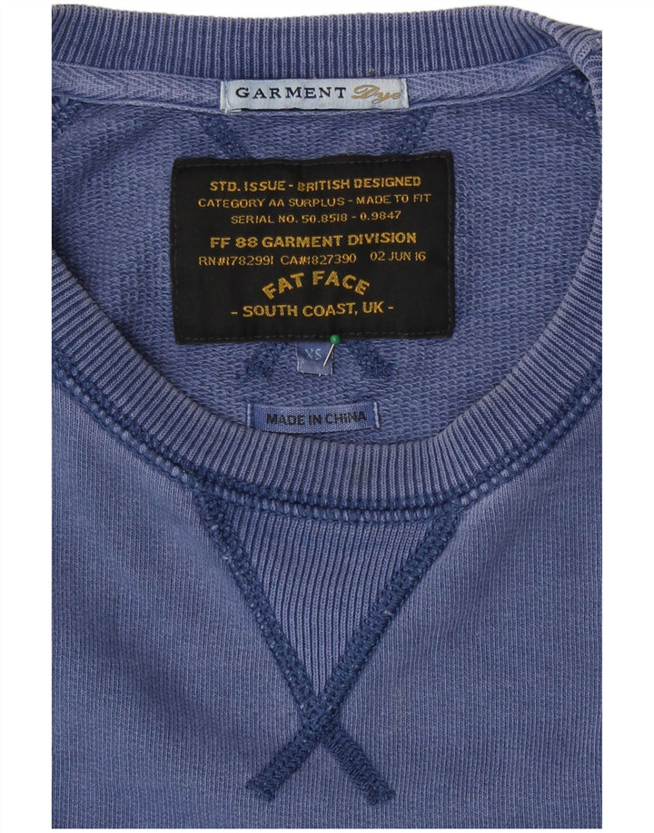 Bluza męska Fat Face Sweter XS Niebieska bawełna