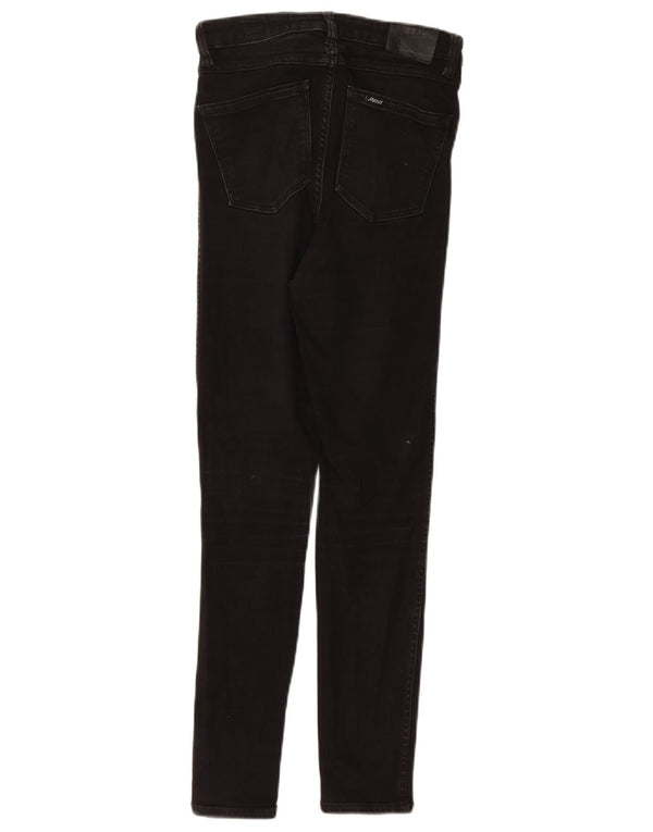 Damskie jeansy rurkowe LEE Riders z wysokim stanem US 9 Medium W24 L27 Czarna bawełna