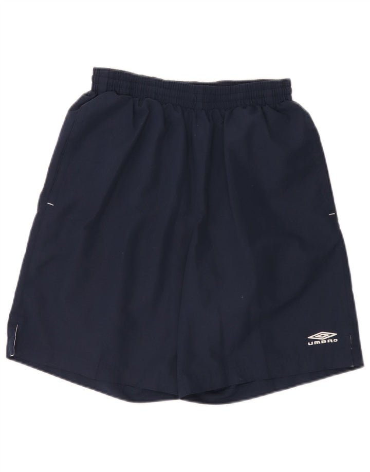 Męskie spodenki sportowe Umbro, małe, granatowe, poliestrowe