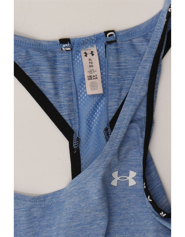 Damska koszulka z grafiką Under Armour UK 18 XL w kolorze niebieskim