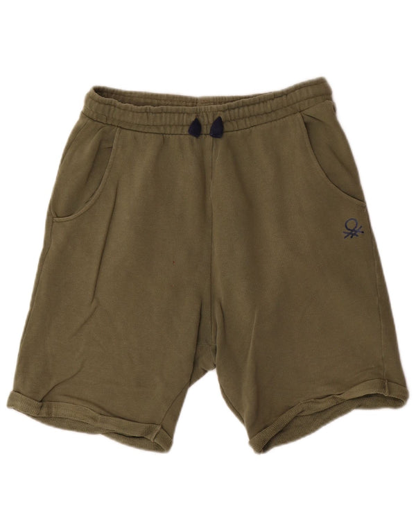 Chłopięce spodenki sportowe Benetton 11-12 lat 2XL, zielona bawełna