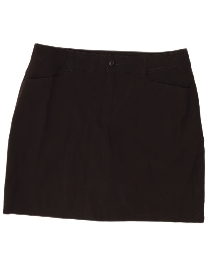 EDDIE BAUER Damska spódniczka mini US 6 Medium W32 Czarny poliester