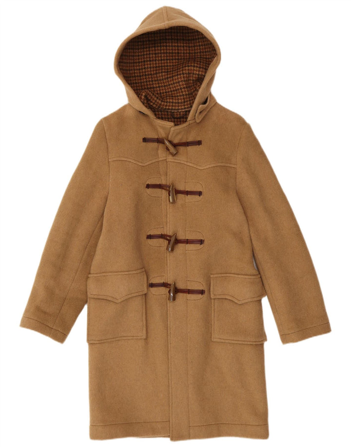 Damski płaszcz z kapturem VINTAGE UK 10 Small Beżowy