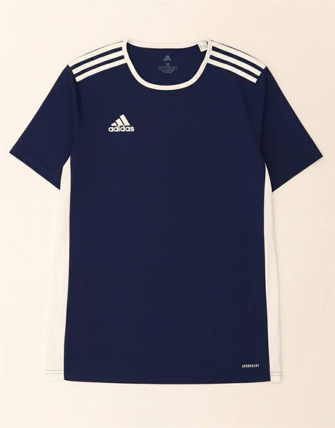 Męska koszulka Adidas Aeroready Top Medium Granatowy Poliester z blokami kolorów