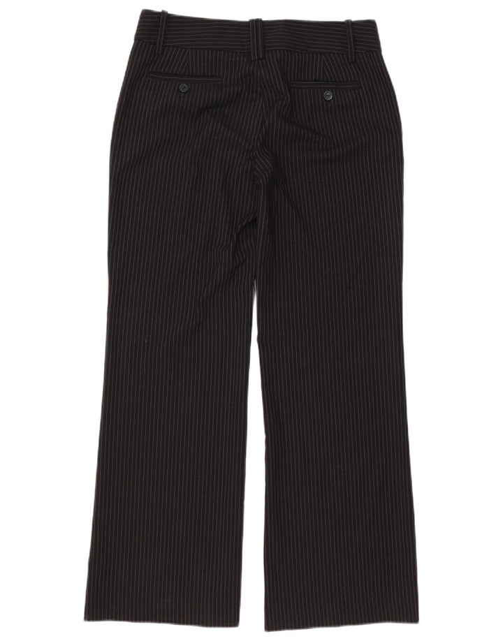 Damskie spodnie garniturowe Zara Bootcut EU 38 Small W28 L30 Czarne paski