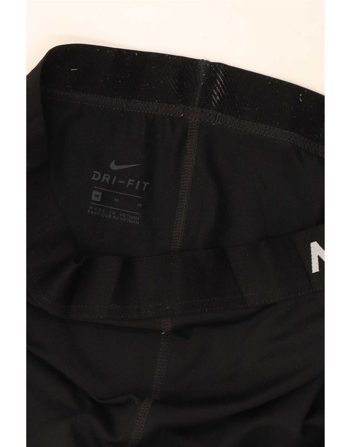 Damskie legginsy Nike Dri Fit Graphic UK 12, średnie czarne