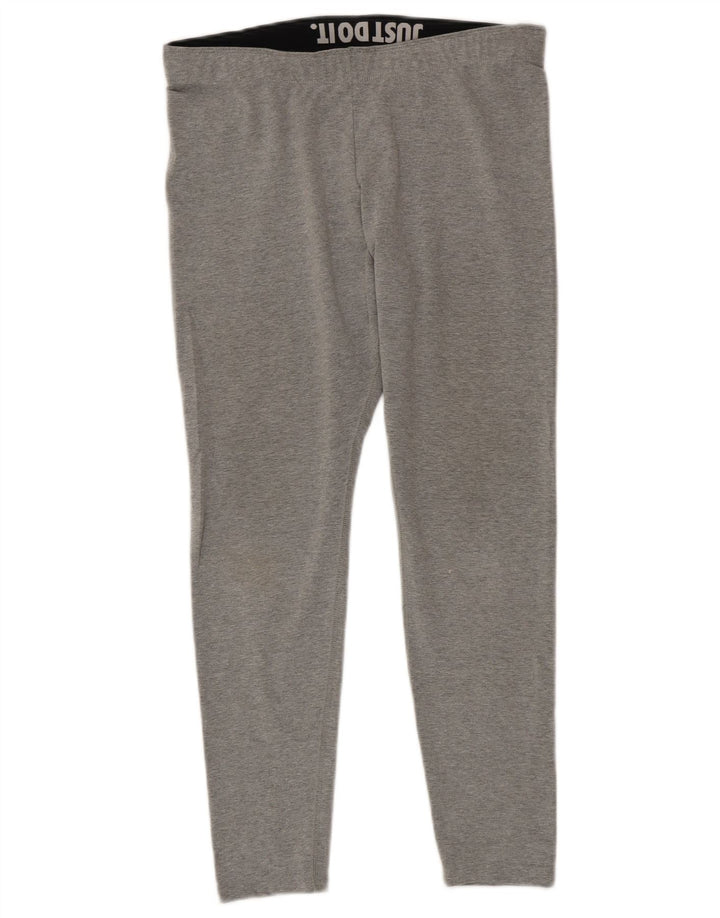 Damskie legginsy NIKE Graphic UK 14, duże, szare