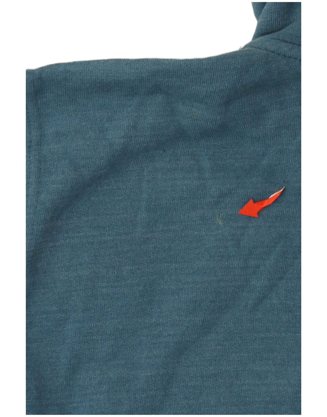 CREW CLOTHING Męski sweter z zamkiem błyskawicznym, duży, niebieski, bawełniany