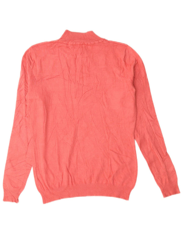 Damski sweter z golfem Guess, UK 10, mały, różowy