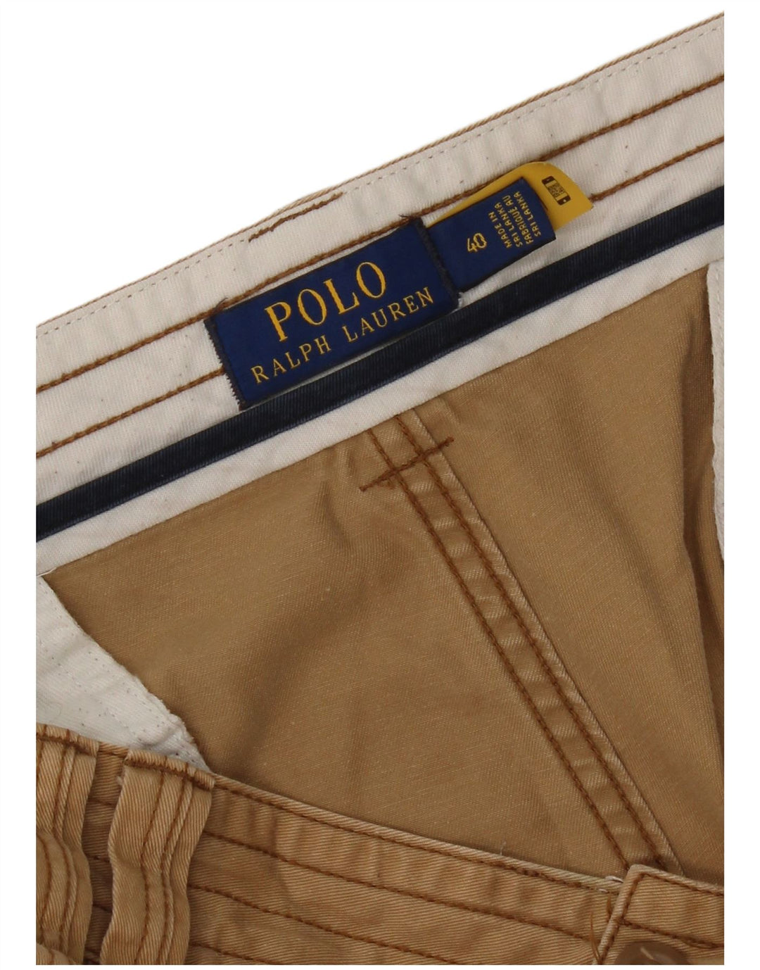 Męskie spodenki cargo Ralph Lauren W40 XL beżowe