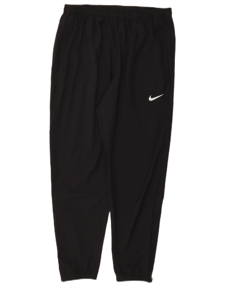 Damskie spodnie dresowe Nike Dri Fit UK 16, duże, czarne, poliestrowe