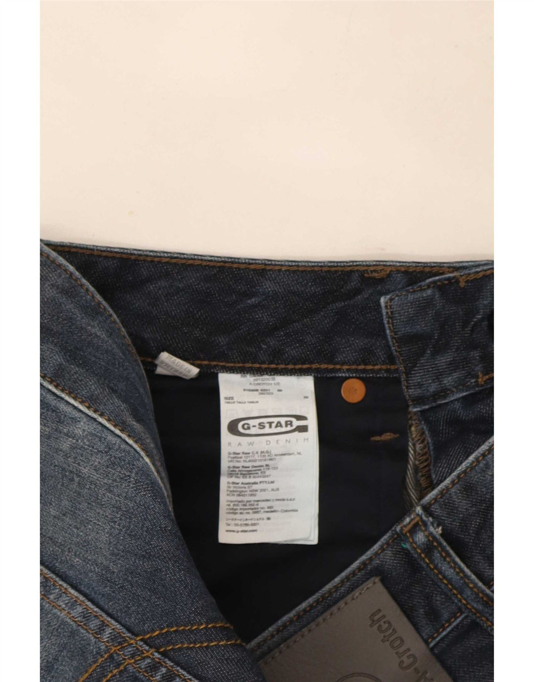 Męskie spodenki jeansowe G-Star W29 Small Blue Cotton