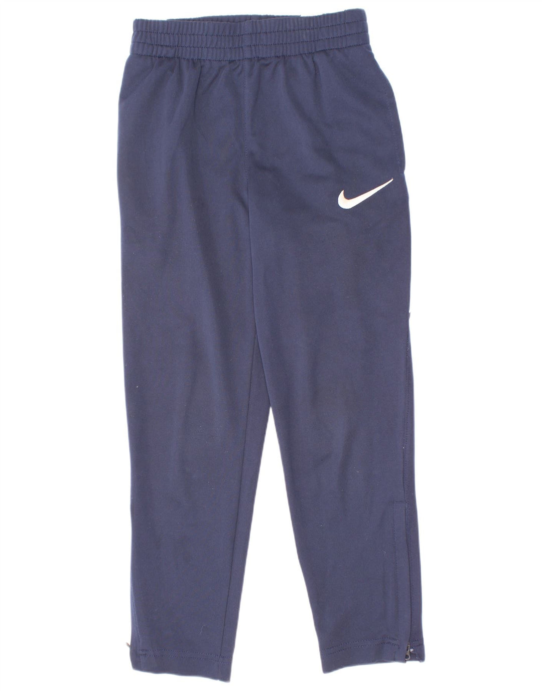 Chłopięce spodnie dresowe Nike w wieku 6-7 lat, duże, granatowe, z blokami kolorów
