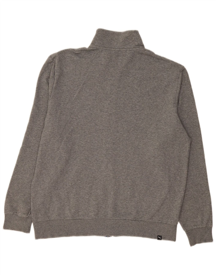 Męska bluza dresowa Puma z grafiką XL, szara bawełna