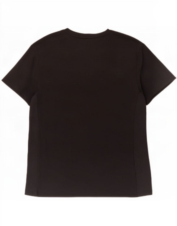Damski T-shirt Calvin Klein Body Fit, duży, czarny, bawełniany