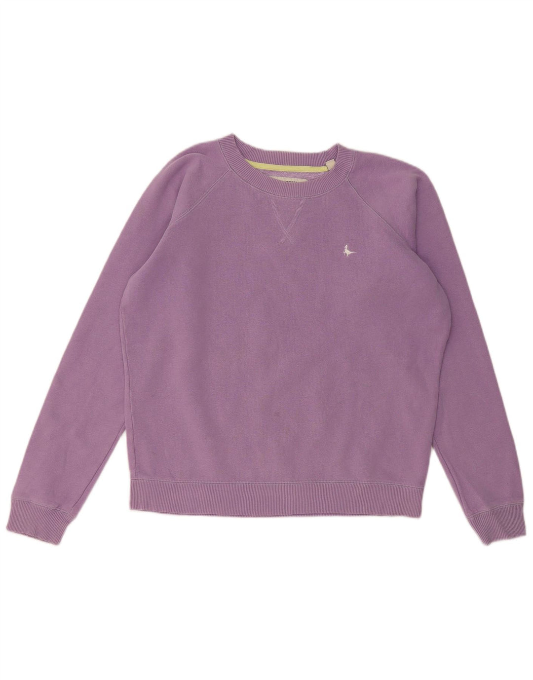 JACK WILLS Damski sweter oversize typu Crop UK 8, mały fiolet