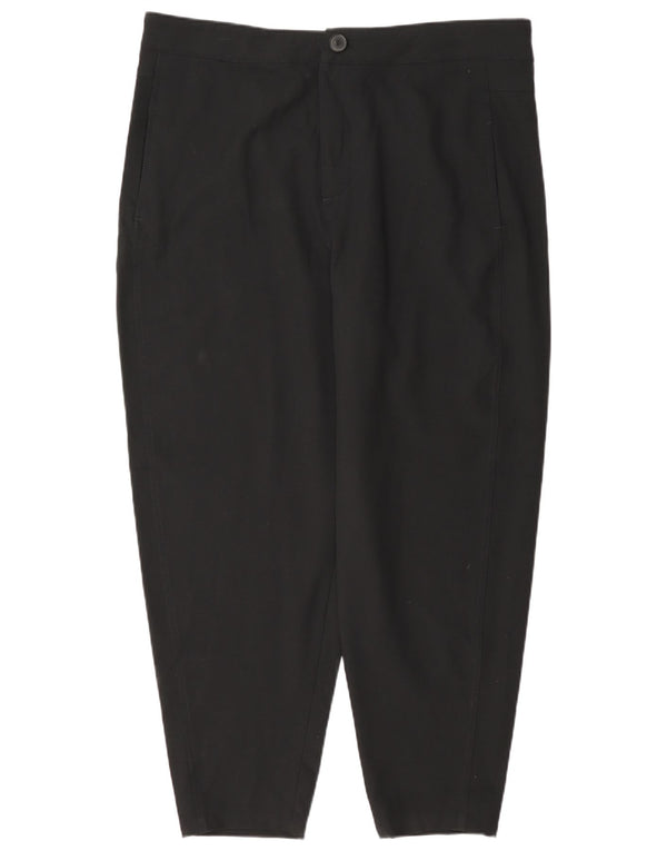 Damskie zwężane spodnie Chino Zara 2XL W34 L27 Czarne