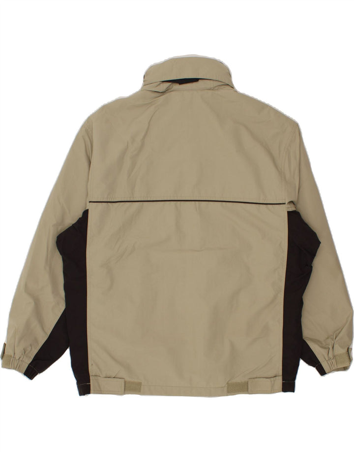Męska kurtka bomberka oversize EDDIE BAUER UK 36 w małych blokach kolorów khaki