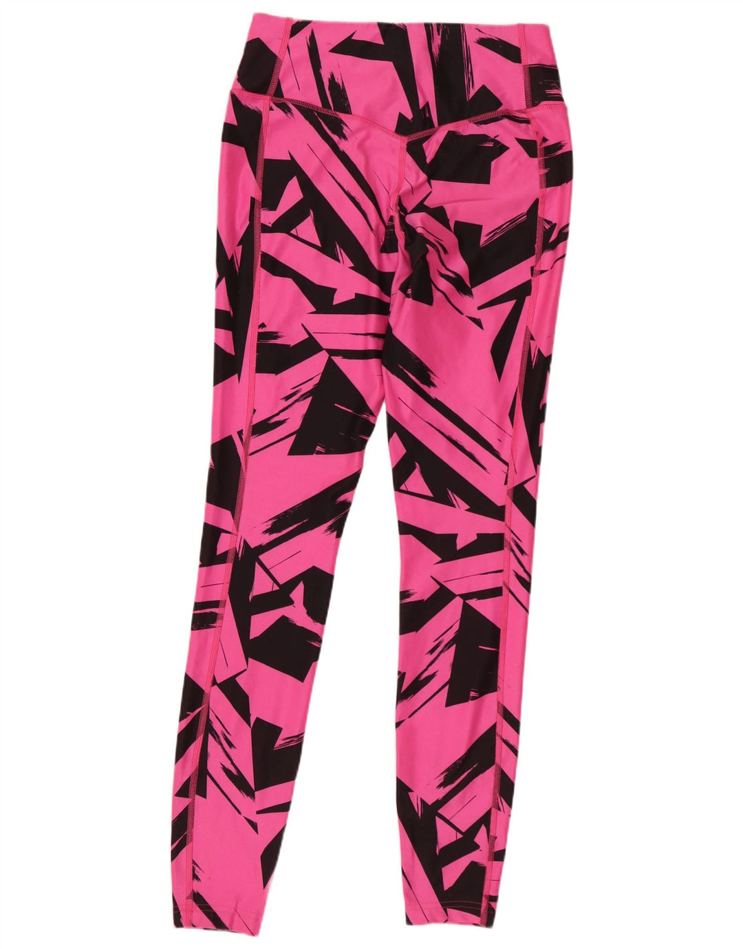 Damskie legginsy NIKE Dri Fit UK 10, mały, różowy, geometryczny poliester