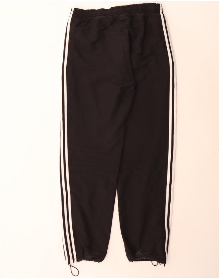 Męskie spodnie dresowe Adidas, małe, czarne, poliestrowe