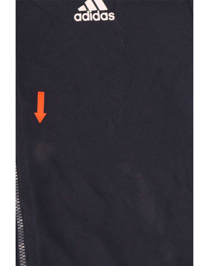 Adidas Męska bluza dresowa, średnia granatowa, poliester