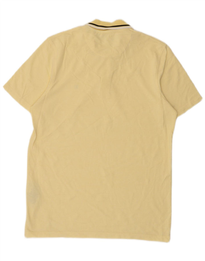 Męska koszulka polo Jack & Jones, średnia żółta bawełna