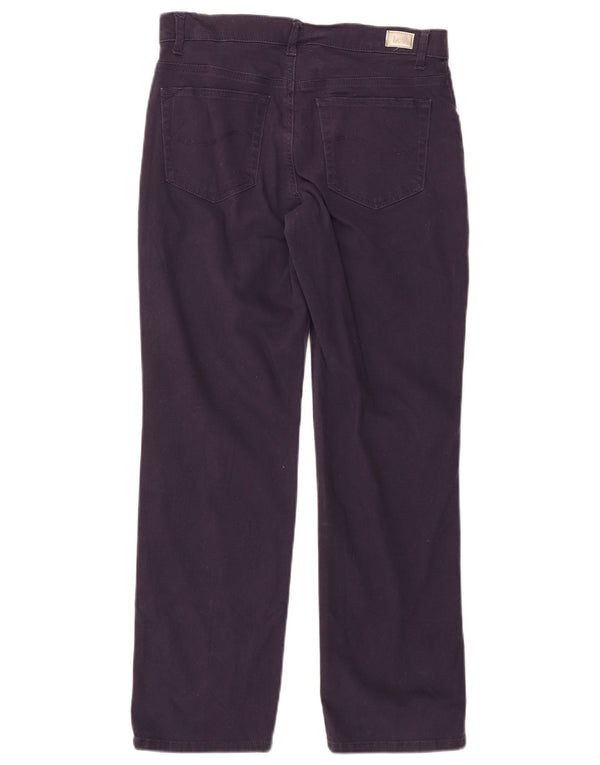 Damskie jeansy Lee o średnim stanie i luźnym kroju W30 L28 fioletowe