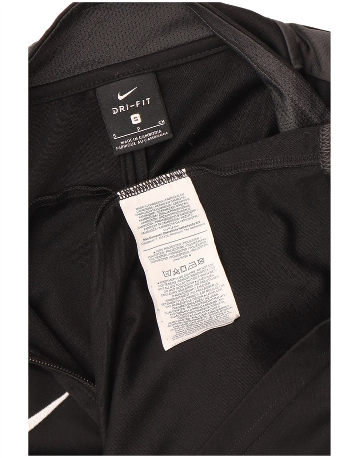 Męska kurtka dresowa Nike Dri Fit, mała, czarna, poliestrowa