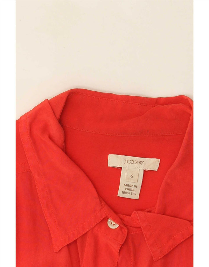 Koszula damska J. Crew US 6, średni czerwony jedwab