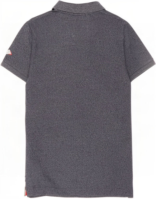 Męska koszulka polo Superdry o regularnym kroju, średnia, granatowa, bawełniana