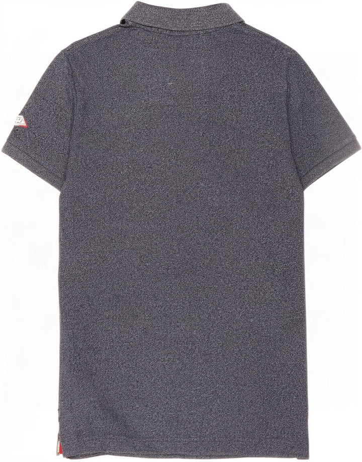 Męska koszulka polo Superdry o regularnym kroju, średnia, granatowa, bawełniana