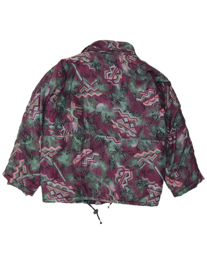 Męska kurtka wiatrówka Brugi z abstrakcyjnym wzorem UK 42 XL, wielokolorowa