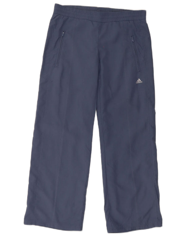 Damskie spodnie dresowe Adidas UK 6 XS Granatowe, poliestrowe