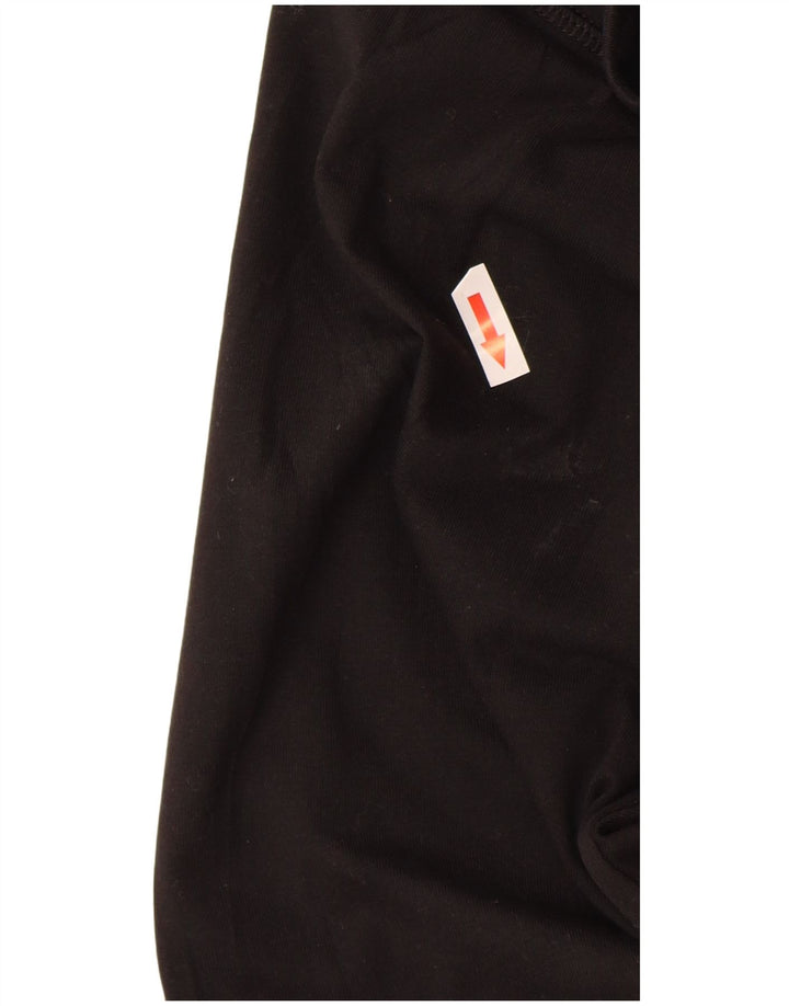 Damskie legginsy adidas Climalite Graphic UK 8/10, małe, czarne, bawełniane